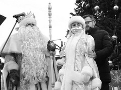 В этом году начальник КЖД Вячеслав Дмитриев одним из первых встретил на самарской земле Деда Мороза из Великого Устюга